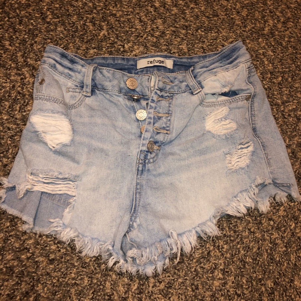 Refuge high waisted shorts size 0